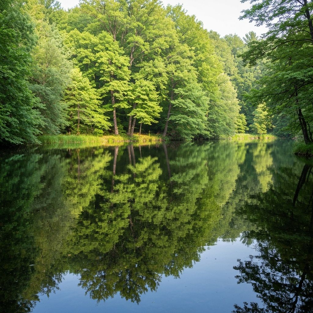 Tranquil natural landscape